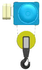 Серия МТ - тельфер электрический канатный стационраный